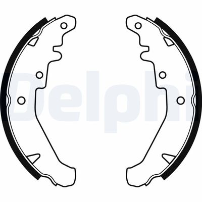 Brake Shoe Set DELPHI LS1924