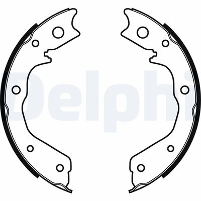 Brake Shoe Set, parking brake DELPHI LS1928
