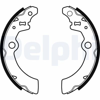 Brake Shoe Set DELPHI LS1933