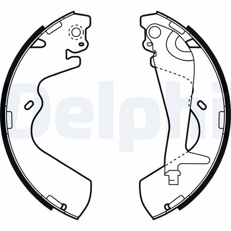 DELPHI LS1934 Brake Shoe Set