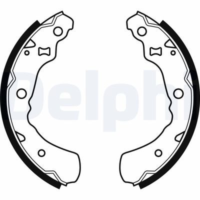 Brake Shoe Set DELPHI LS1936