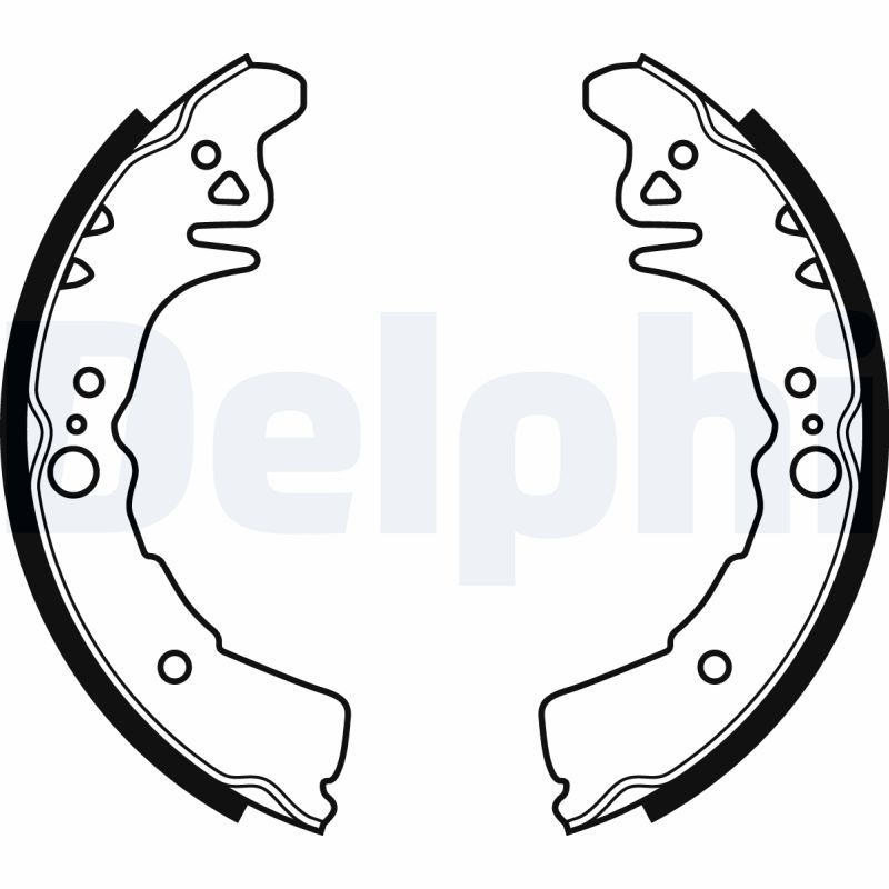 DELPHI LS1937 Brake Shoe Set