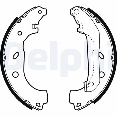 Brake Shoe Set DELPHI LS1940