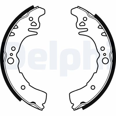 Brake Shoe Set DELPHI LS1943
