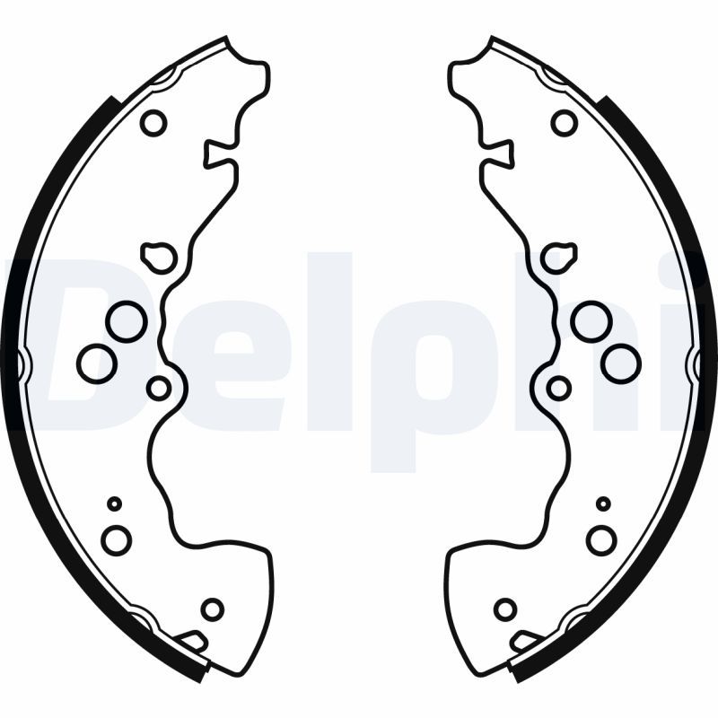 DELPHI LS1955 Brake Shoe Set
