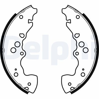 Brake Shoe Set DELPHI LS1955