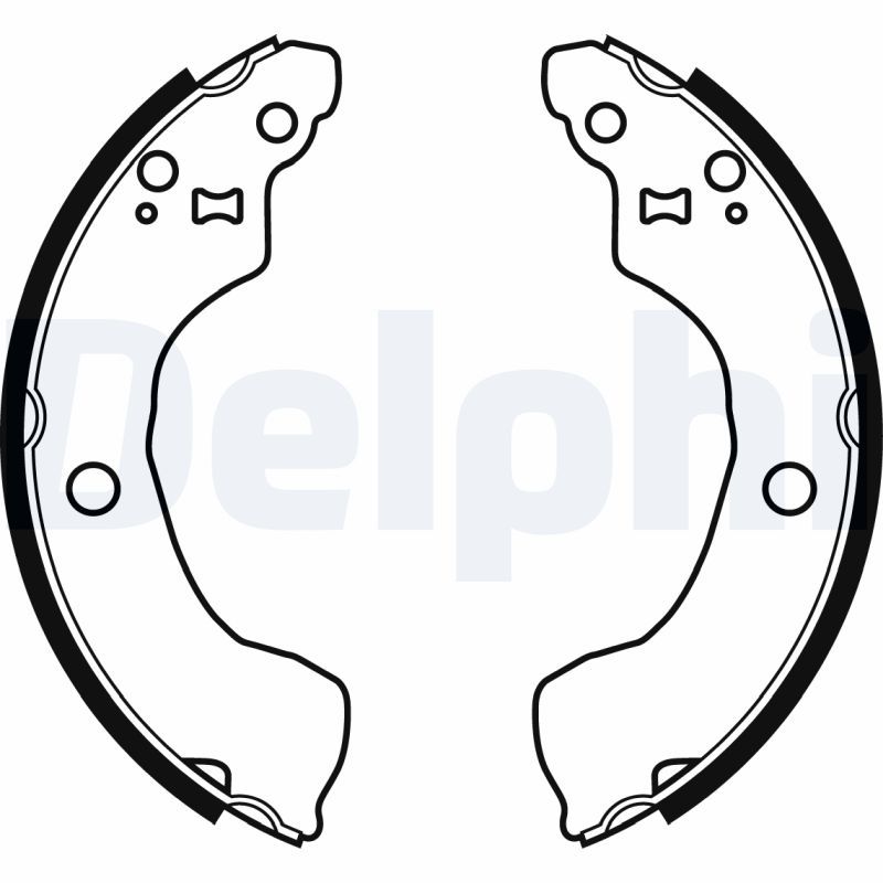 DELPHI LS1964 Brake Shoe Set