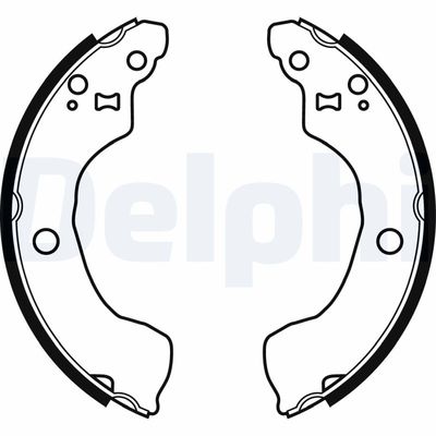 Brake Shoe Set DELPHI LS1964
