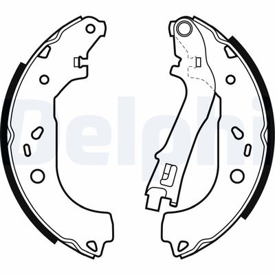 Brake Shoe Set DELPHI LS1979