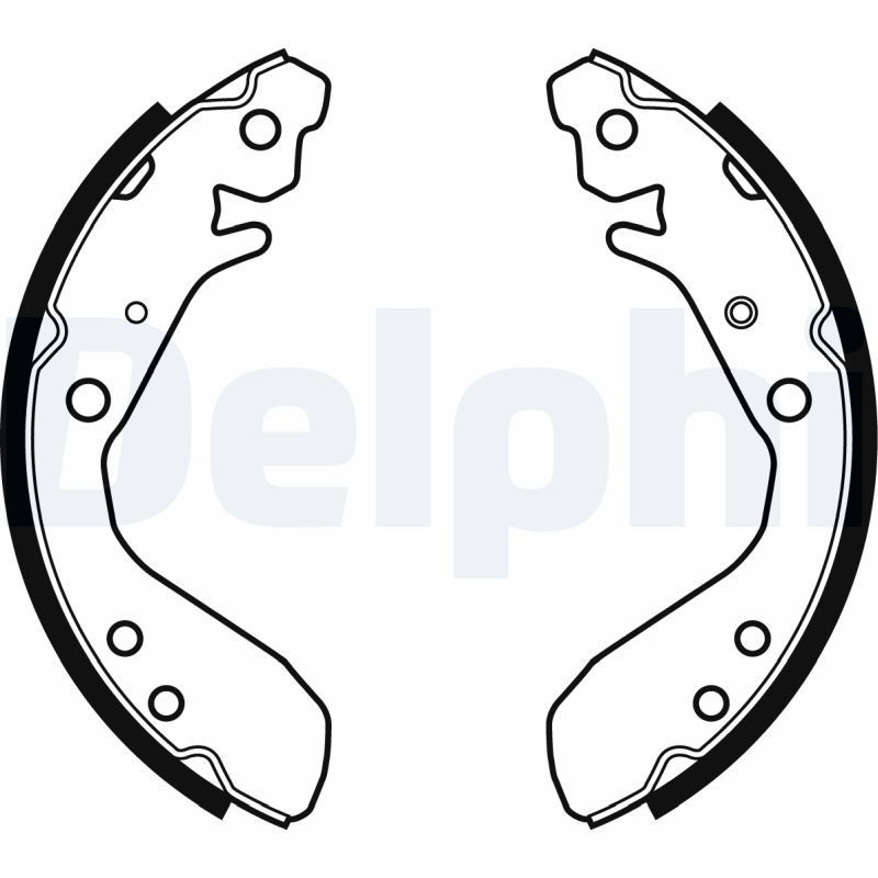 DELPHI LS1984 Brake Shoe Set