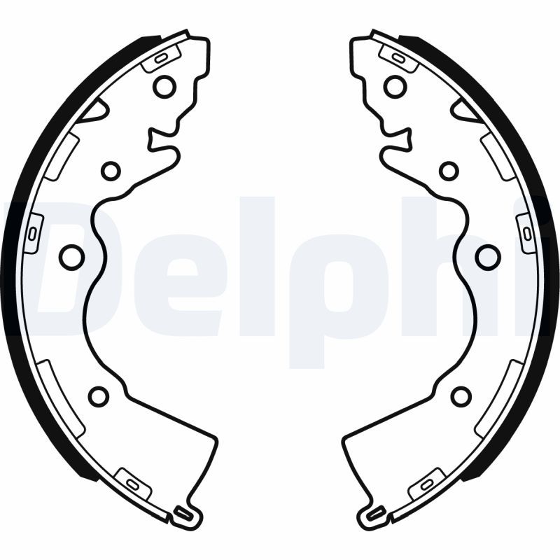 DELPHI LS1996 Brake Shoe Set