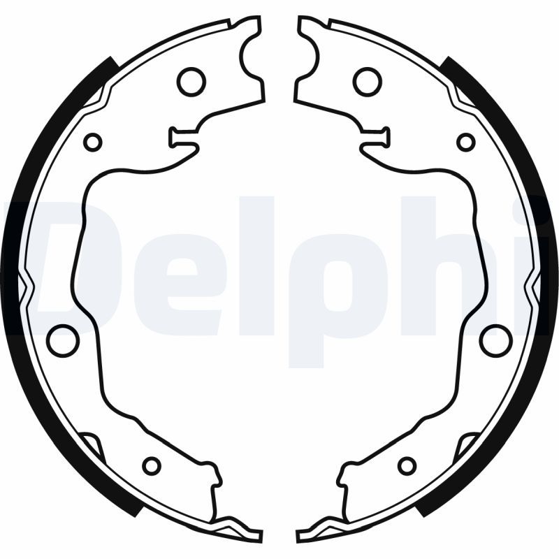 DELPHI LS1999 Brake Shoe Set