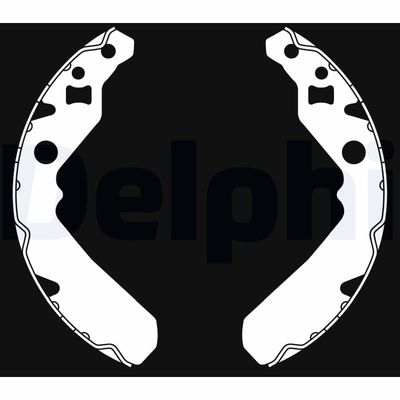 Brake Shoe Set DELPHI LS2015