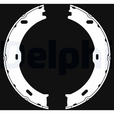 Brake Shoe Set, parking brake DELPHI LS2018