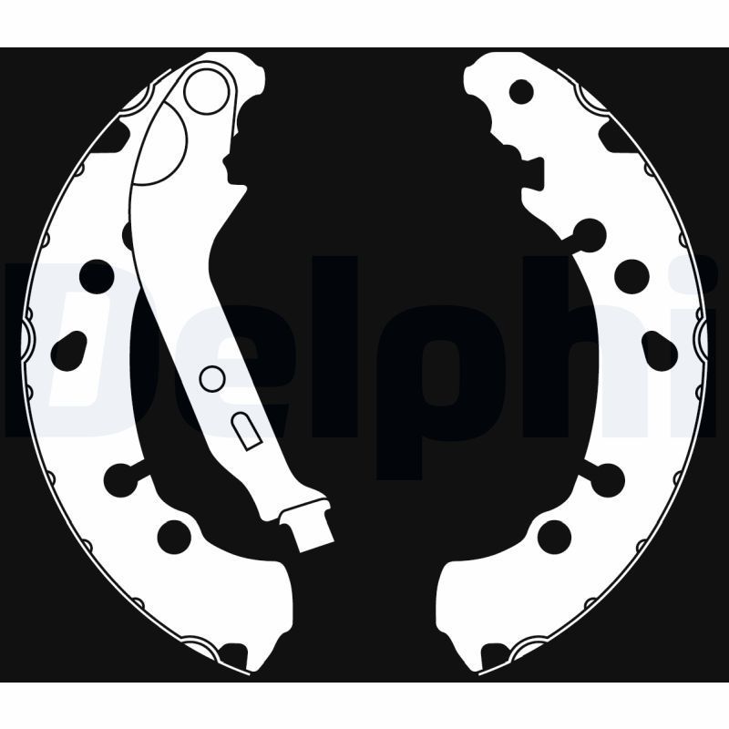 DELPHI LS2021 Brake Shoe Set