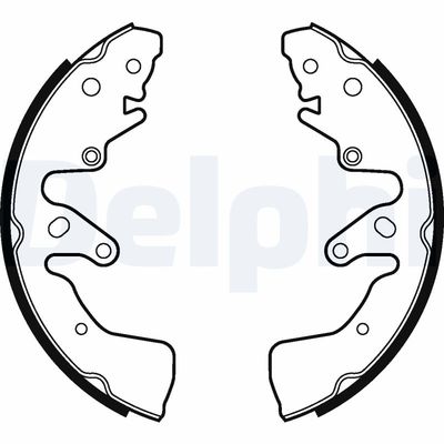 Brake Shoe Set DELPHI LS2024
