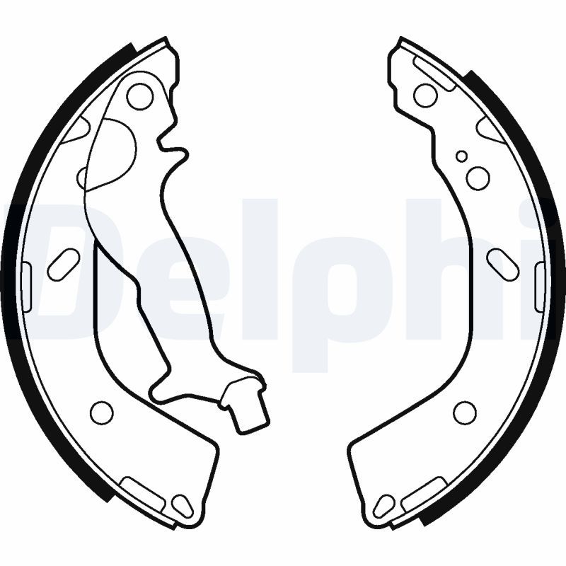 DELPHI LS2027 Brake Shoe Set