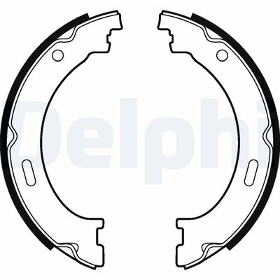 Brake Shoe Set, parking brake DELPHI LS2041