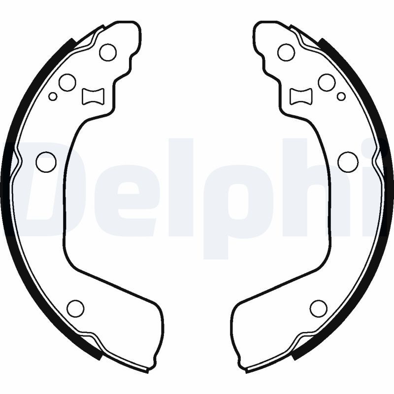 DELPHI LS2046 Brake Shoe Set