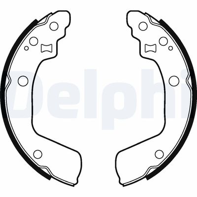Brake Shoe Set DELPHI LS2046