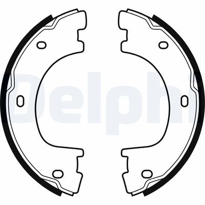 Brake Shoe Set DELPHI LS2054