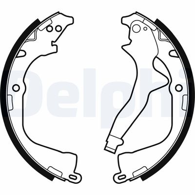 Brake Shoe Set DELPHI LS2056