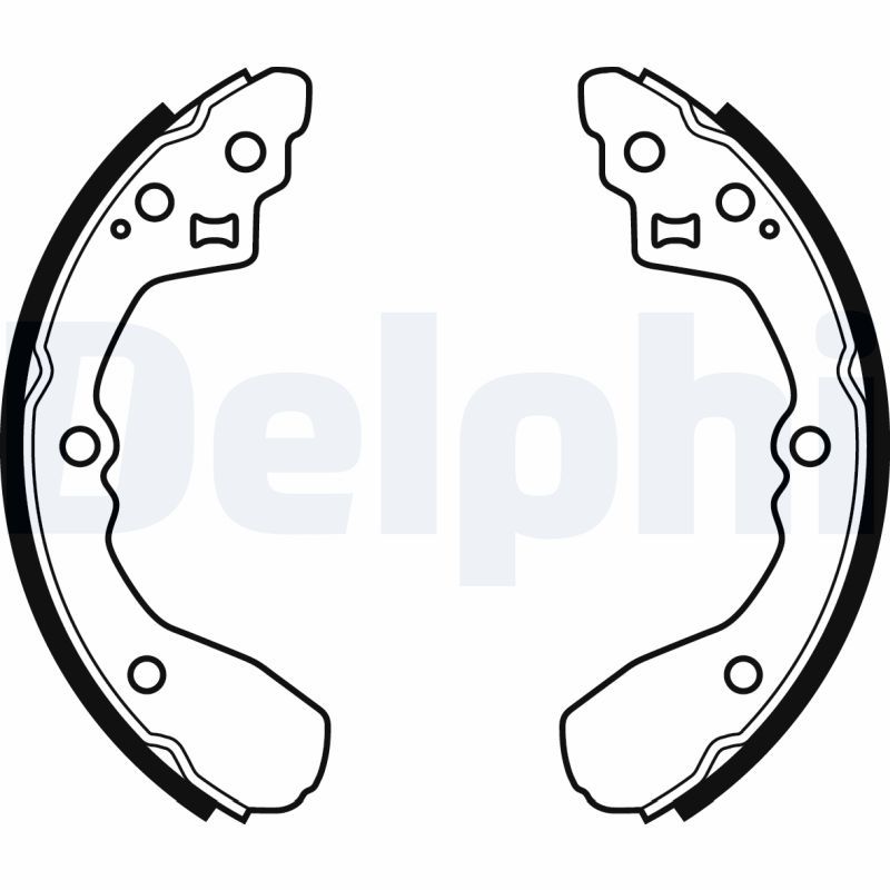 DELPHI LS2060 Brake Shoe Set
