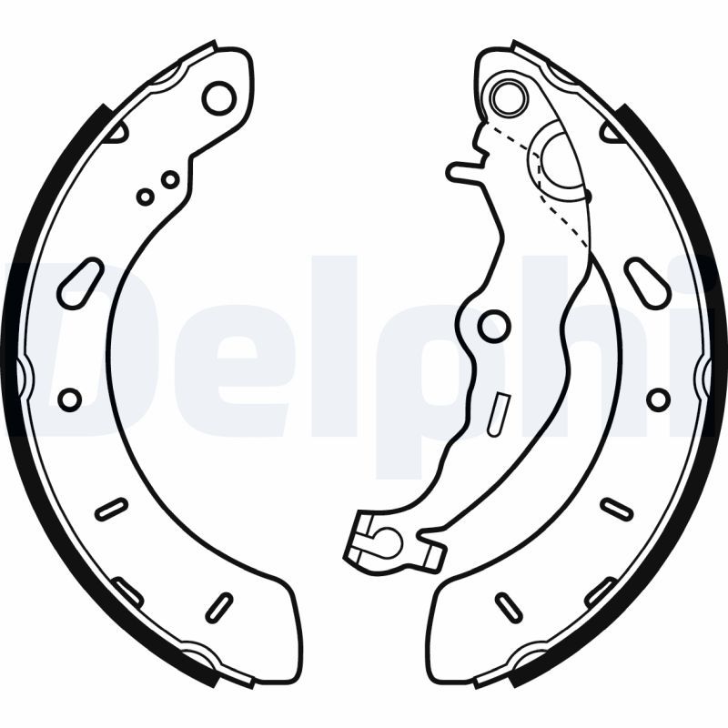 DELPHI LS2062 Brake Shoe Set