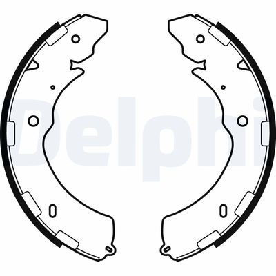 Brake Shoe Set DELPHI LS2064