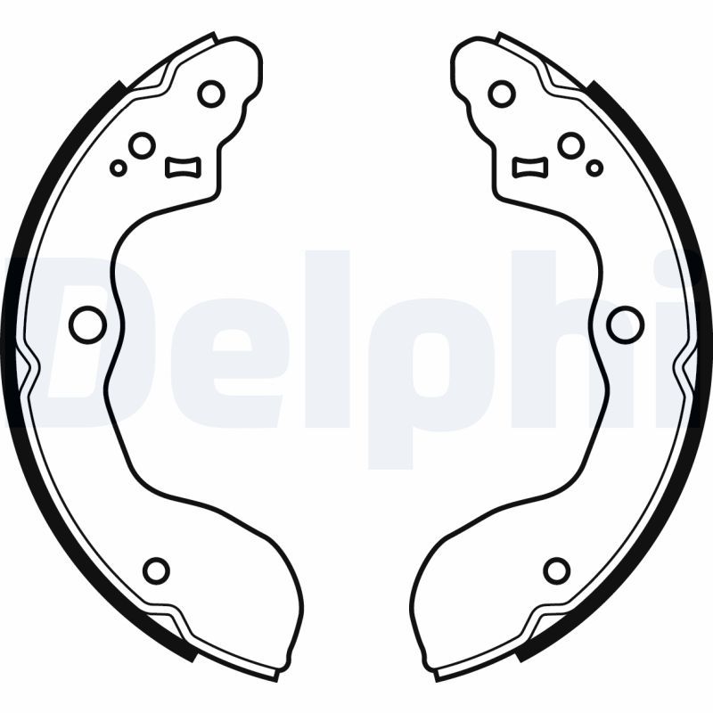 DELPHI LS2071 Brake Shoe Set
