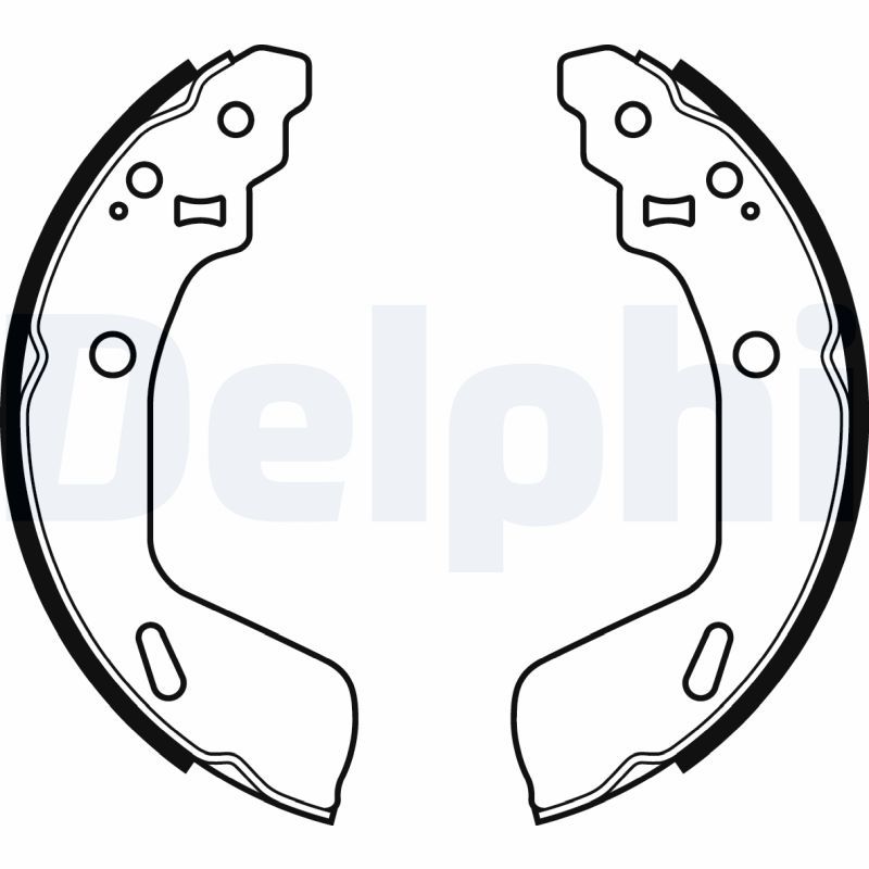 DELPHI LS2073 Brake Shoe Set