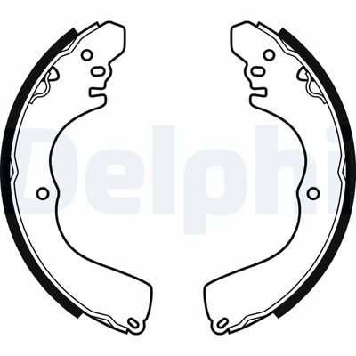 Brake Shoe Set DELPHI LS2074