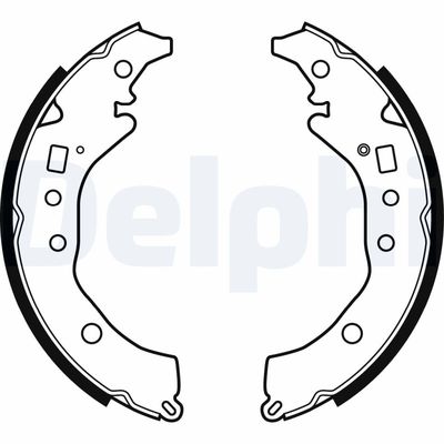 Brake Shoe Set DELPHI LS2079