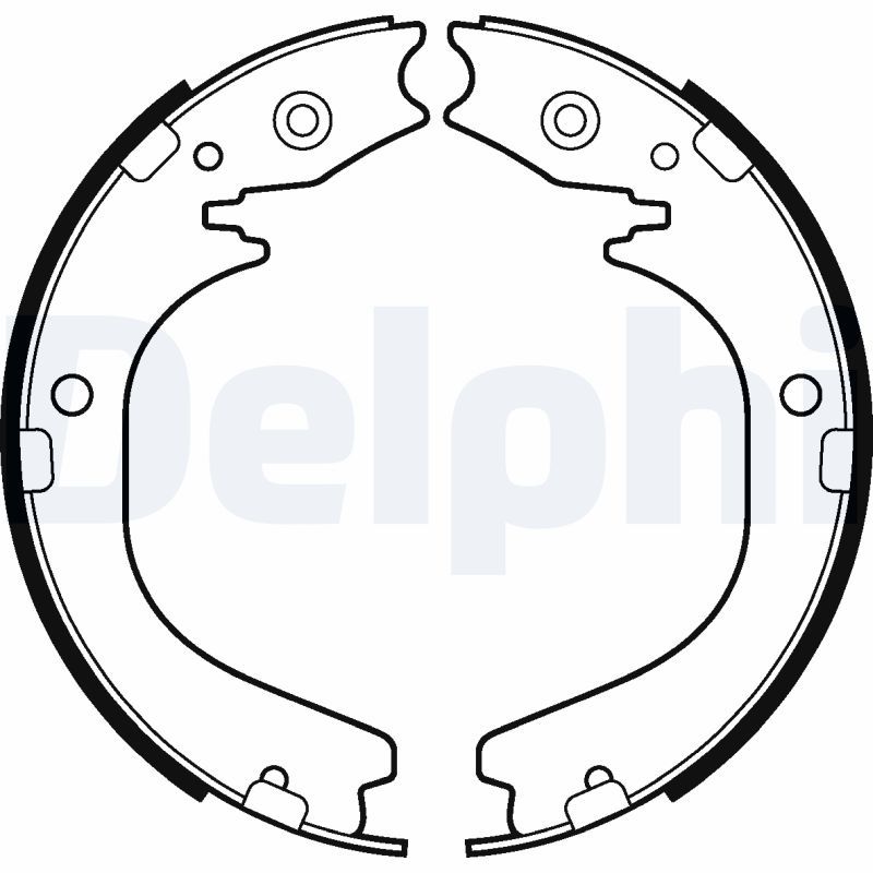 DELPHI LS2105 Brake Shoe Set