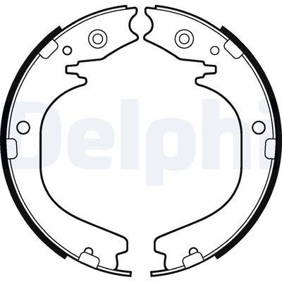 Brake Shoe Set DELPHI LS2105