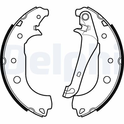 Brake Shoe Set DELPHI LS2108