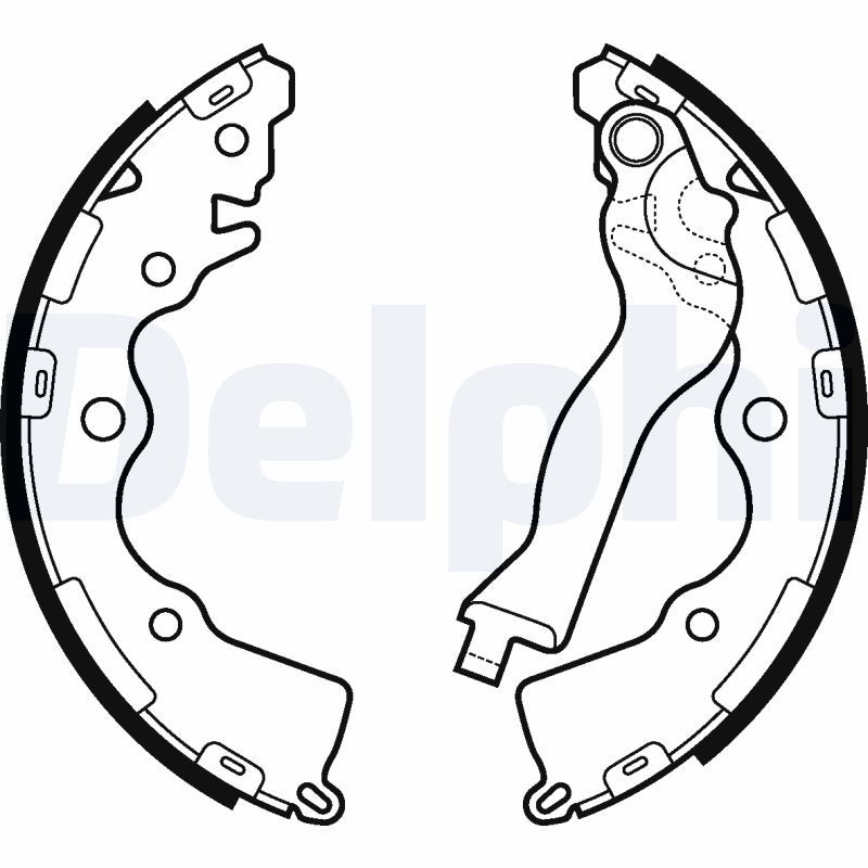 DELPHI LS2110 Brake Shoe Set