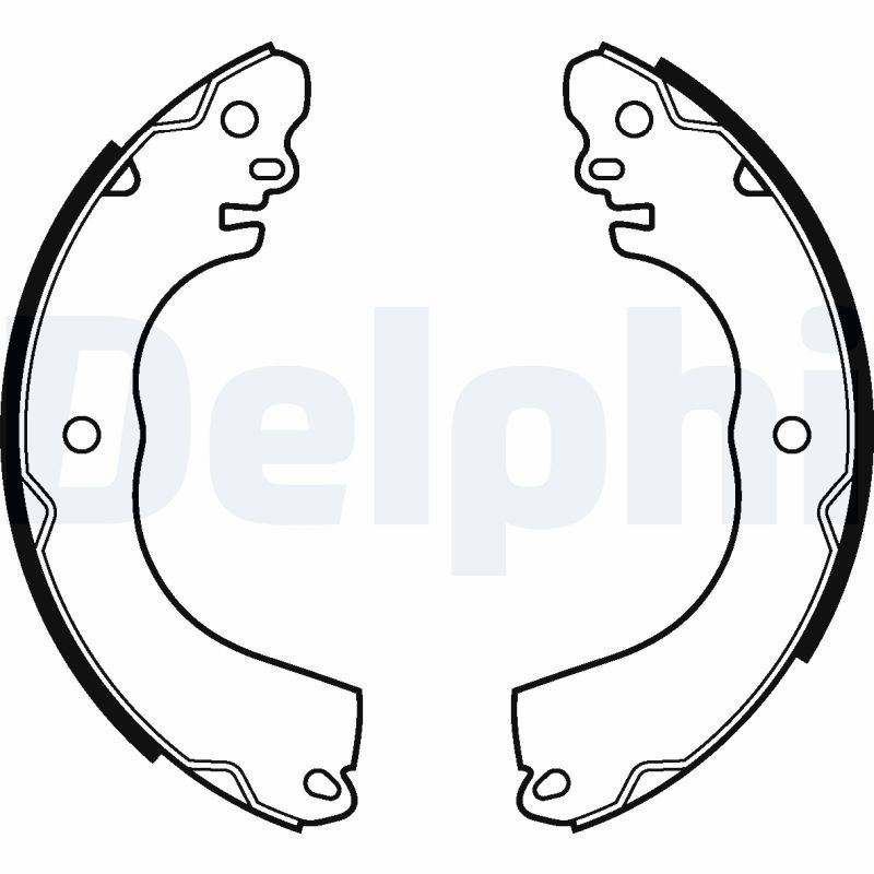 DELPHI LS2111 Brake Shoe Set