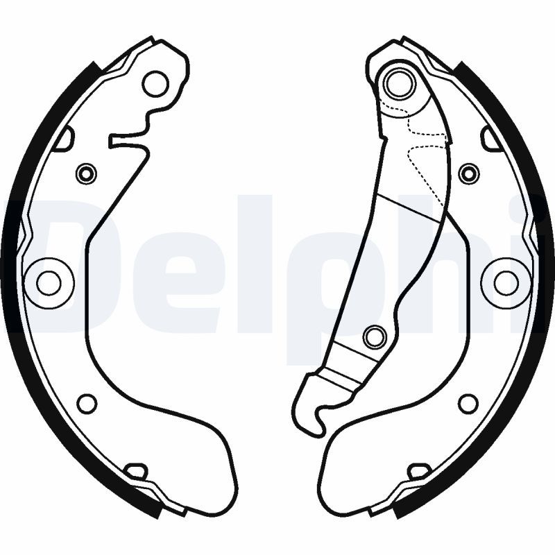 DELPHI LS2114 Brake Shoe Set