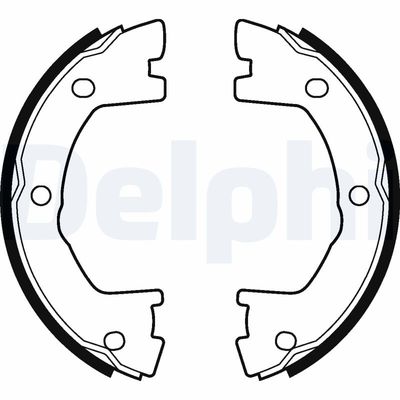 Brake Shoe Set DELPHI LS2115