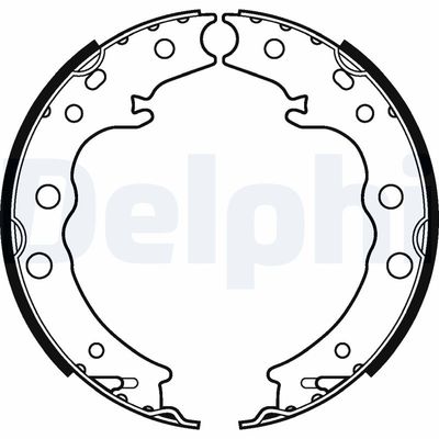 Brake Shoe Set DELPHI LS2125