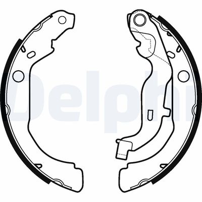 Brake Shoe Set DELPHI LS2127
