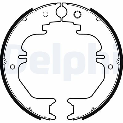 Brake Shoe Set DELPHI LS2132