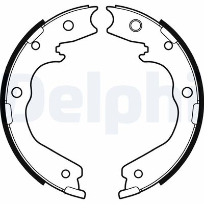 Brake Shoe Set DELPHI LS2137