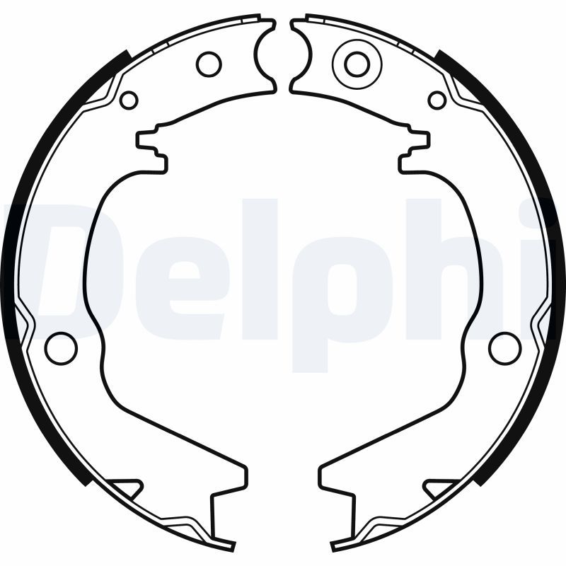 DELPHI LS2145 Brake Shoe Set