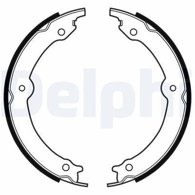 Brake Shoe Set, parking brake DELPHI LS2152