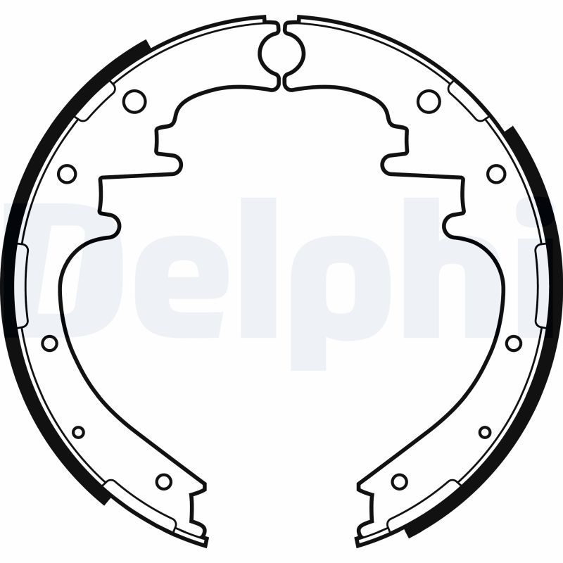 DELPHI LS2160 Brake Shoe Set