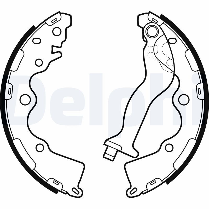 DELPHI LS2165 Brake Shoe Set
