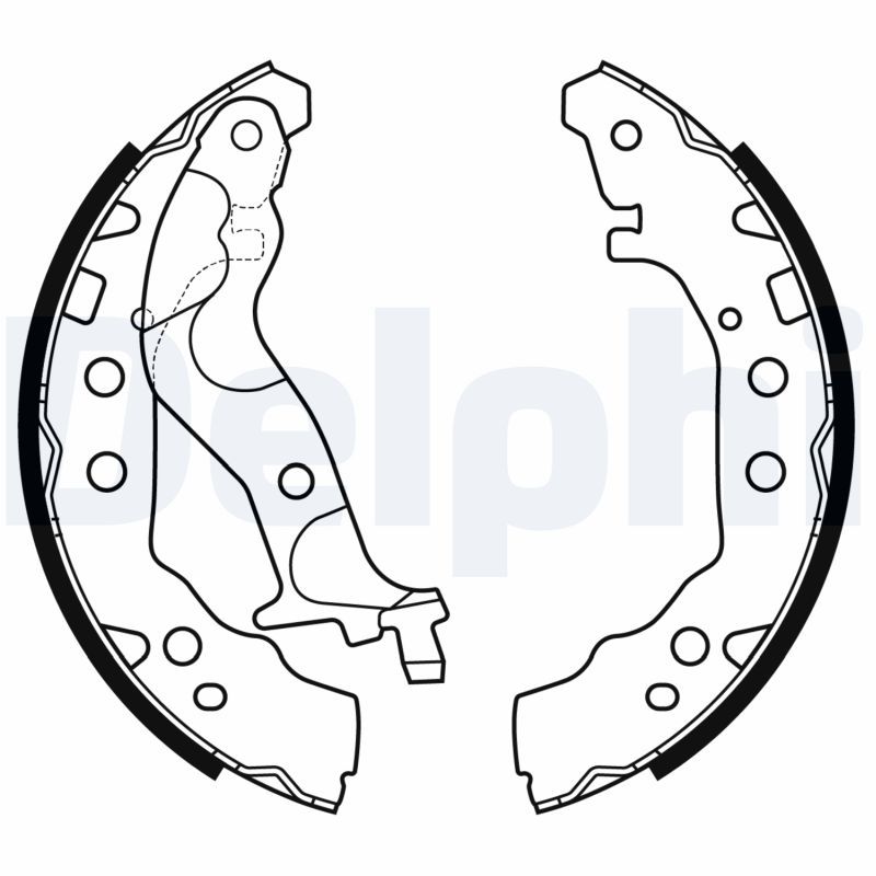 DELPHI LS2175 Brake Shoe Set