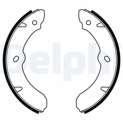 Brake Shoe Set DELPHI LS2177